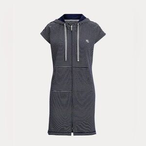 🆕 Women’s Ralph Lauren Striped Hooded Lounger Ralph Lauren®. Size Large. NWT